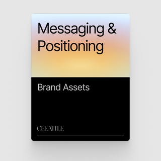Messaging & Positioning (Project Brief)